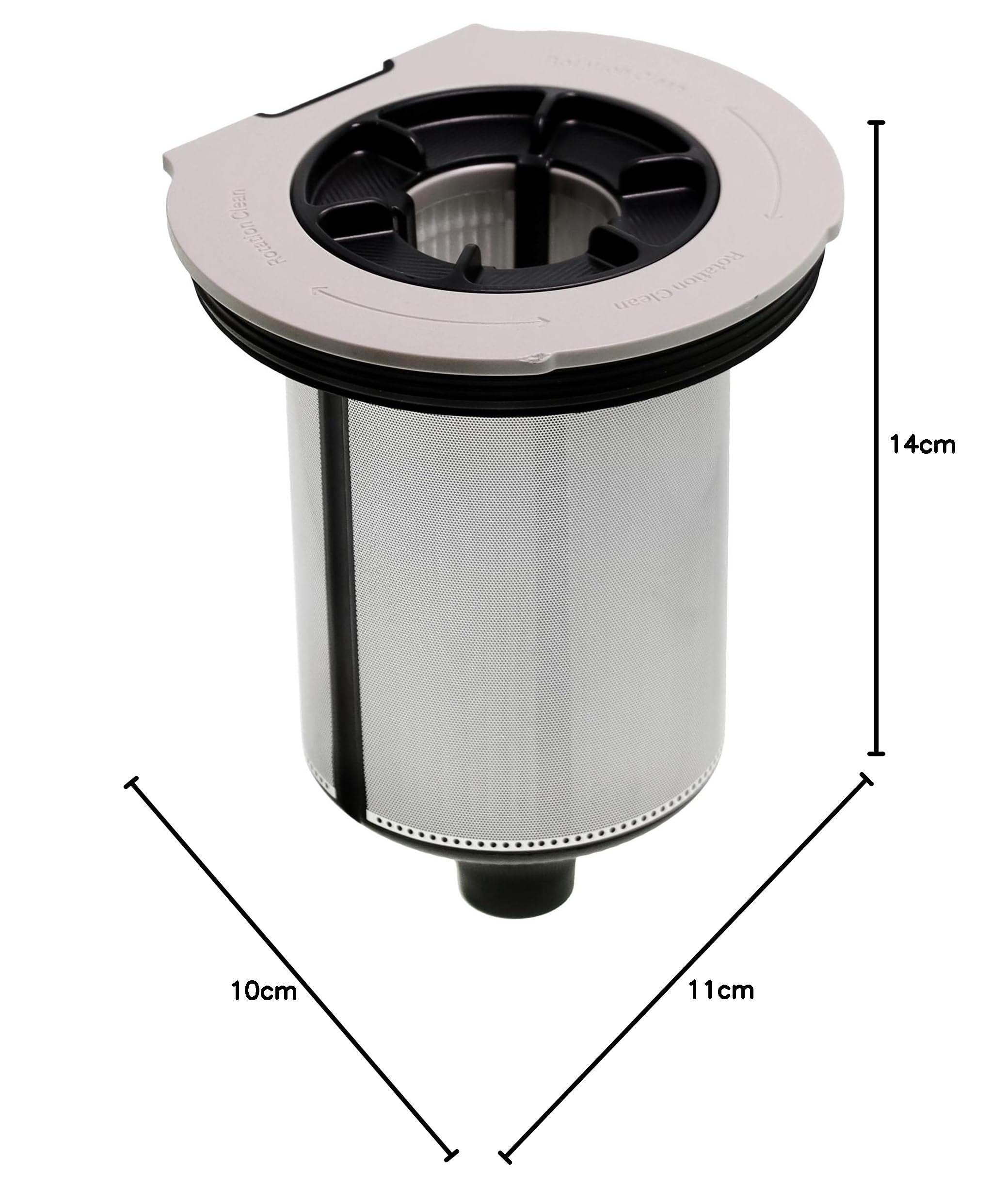 Filter kompatibel mit/Ersatzteil für Bosch 12050162 BKS1051GQC Unlimited 10 Handstaubsauger