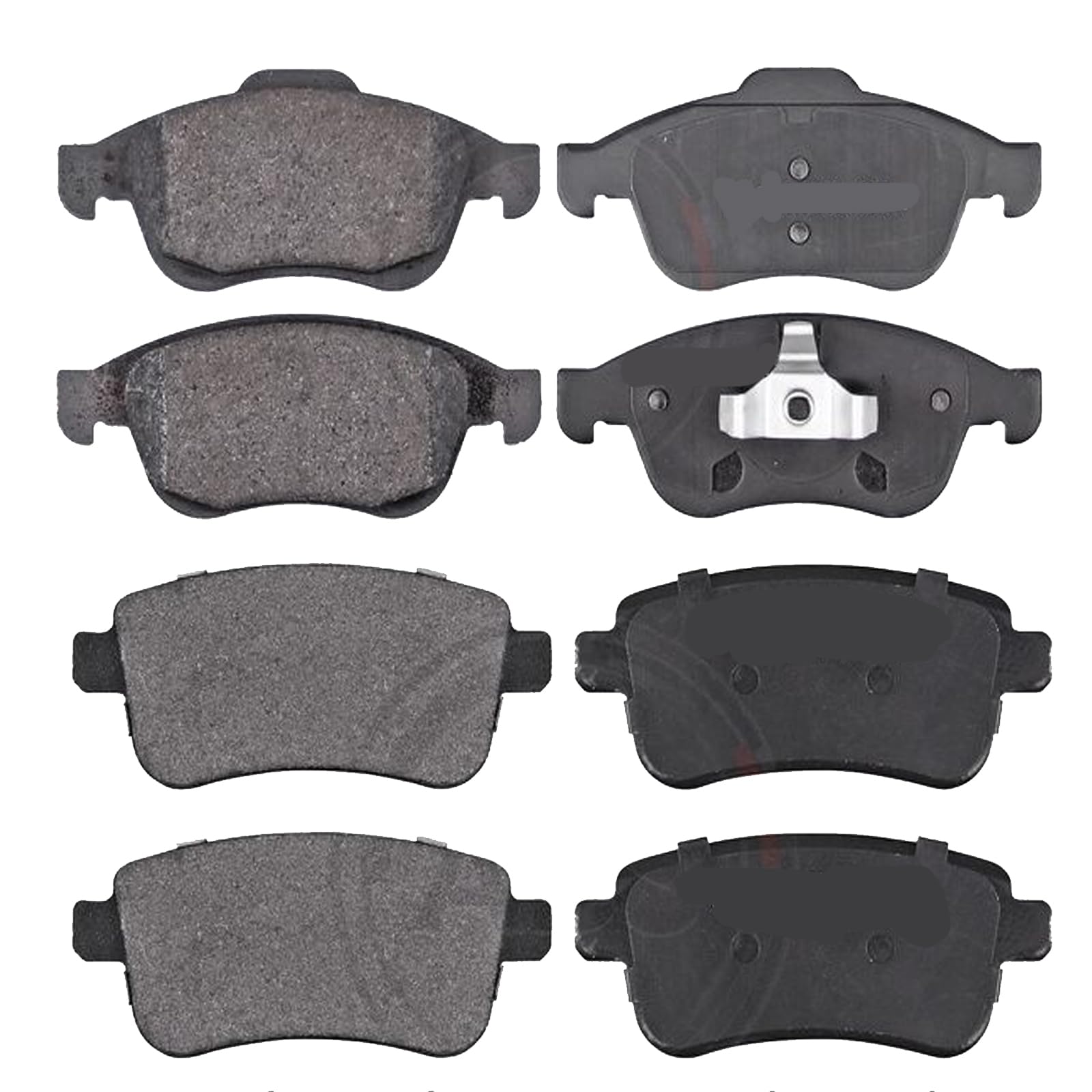 Kit Pastiglie Pattini Pasticche Anteriori e Posteriori compatibile con RENAULT GRAND SCÉNIC III (JZ0/1_)