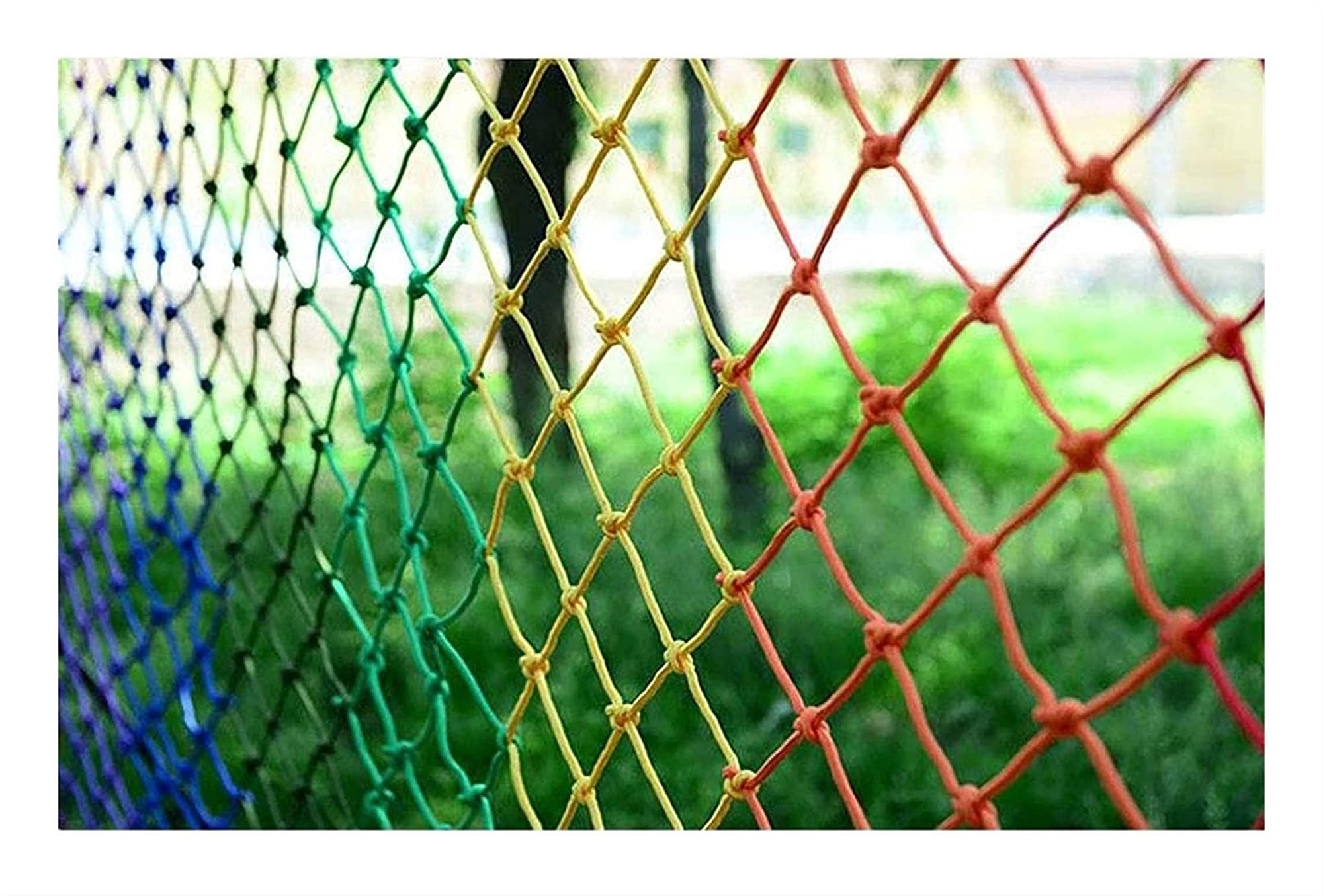 HAPPLiGNLY Balcony Cargo Net Stair Anti-Falling Net, Playground Rope Netting, Railing Swing Nylon Net, Outdoor Stair Sun Protection Rope, Child Safety Net Garden Fence Decoration Net Rope net