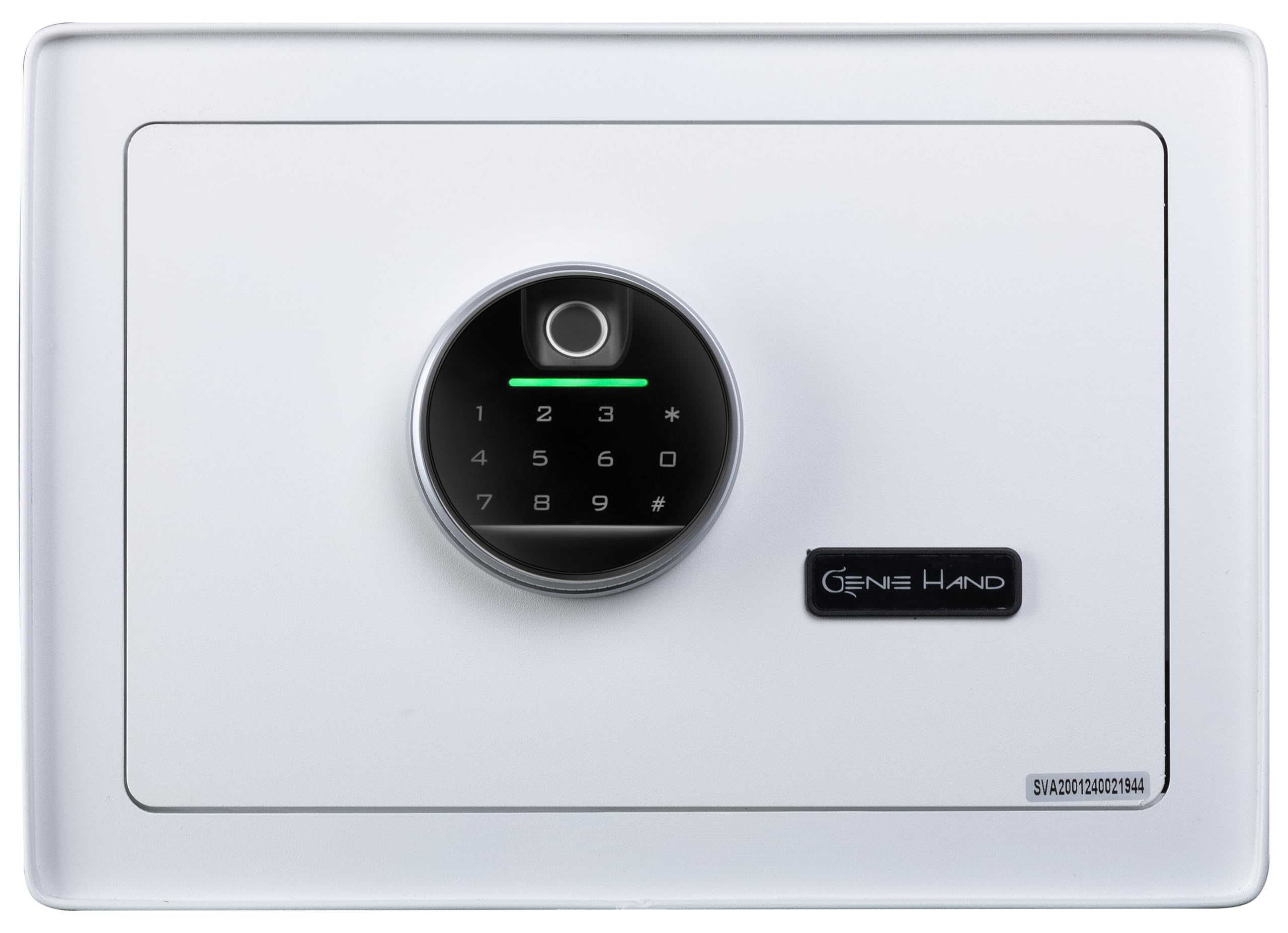 Genie Hand | Caja Fuerte Digital de Seguridad con Huella Digital y Llave, Pantalla Táctil, Cerradura B-Class y Sistema de Seguridad Anti Rebote