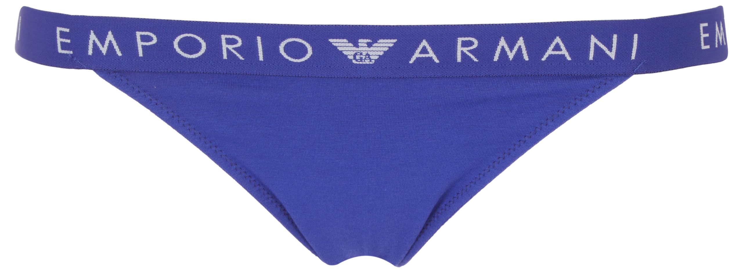 Emporio Armani Women's ICONIC LOGOBAND BRASILIAN Half Slip, VIOLET BLUE,