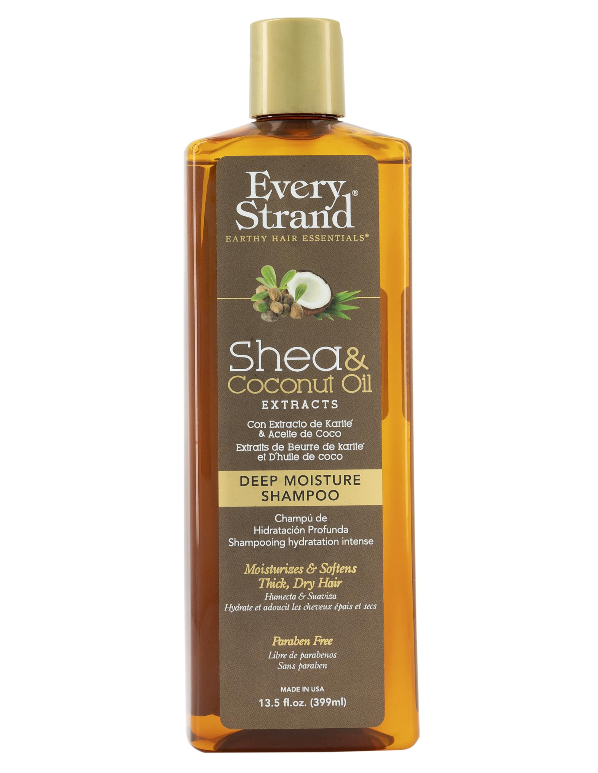 Every Strand Shea & Coconut Oil Deep Moisture Shampoo, 13.5 Oz
