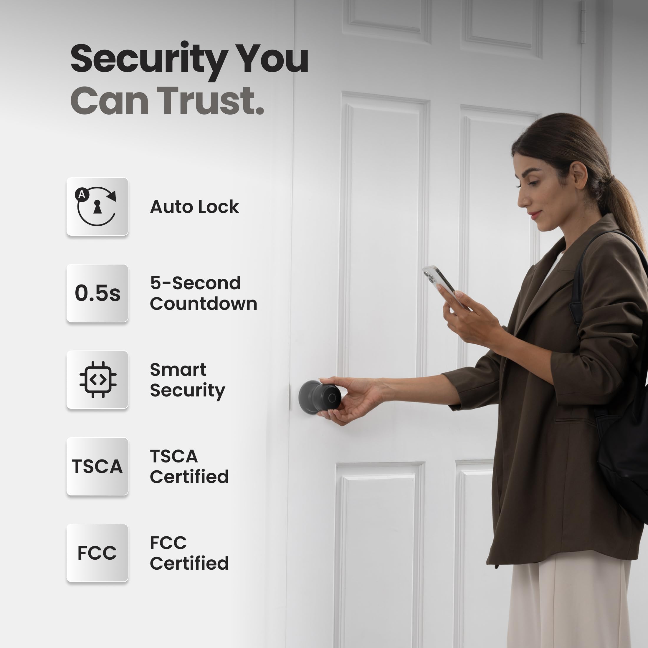 Keyless Fingerprint Door Lock - Smart & Secure -7