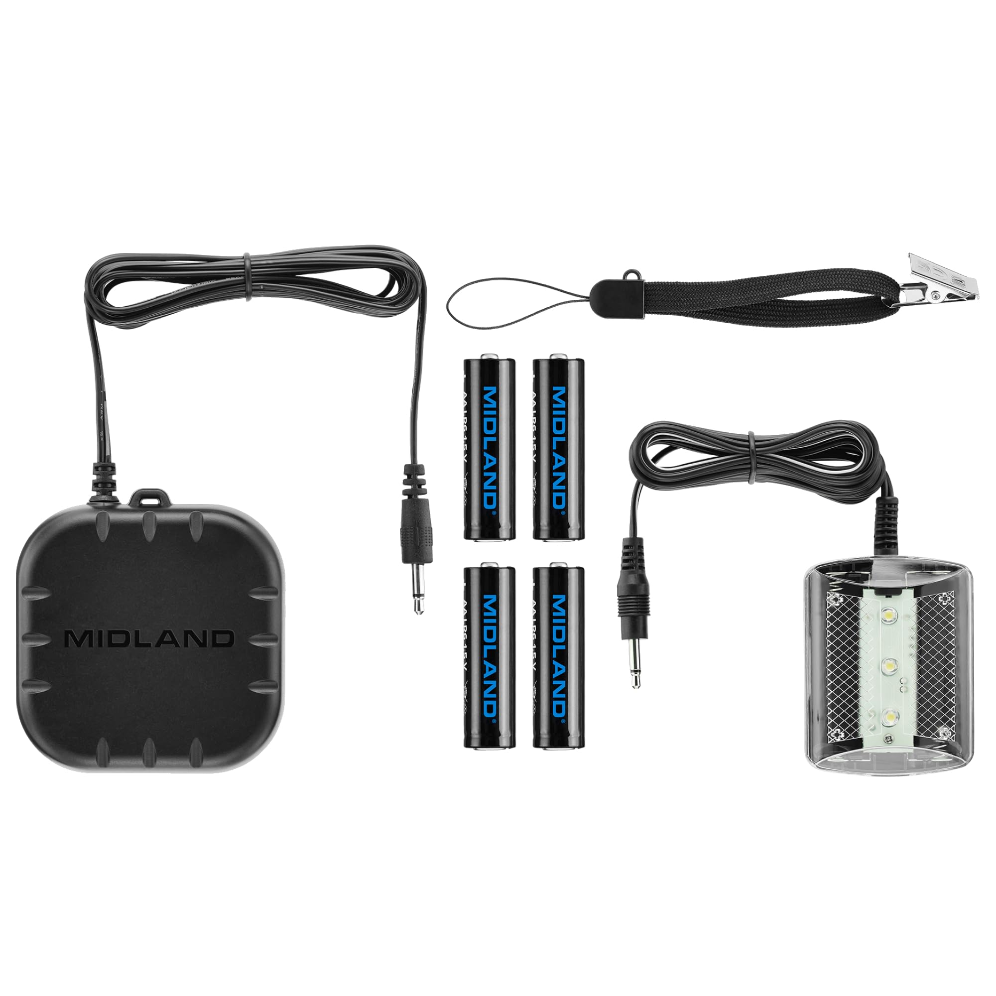 Midland SBNDL Bundle Kit, STR180 Strobe Light & SHKR100 Pillow Shaker w/Y Cable