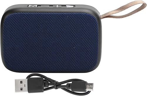 Dilwe Altavoz Bluetooth, mini subwoofer USB portátil estéreo con radio FM, altavoz Bluetooth de calidad de sonido de alta fidelidad adecuado para