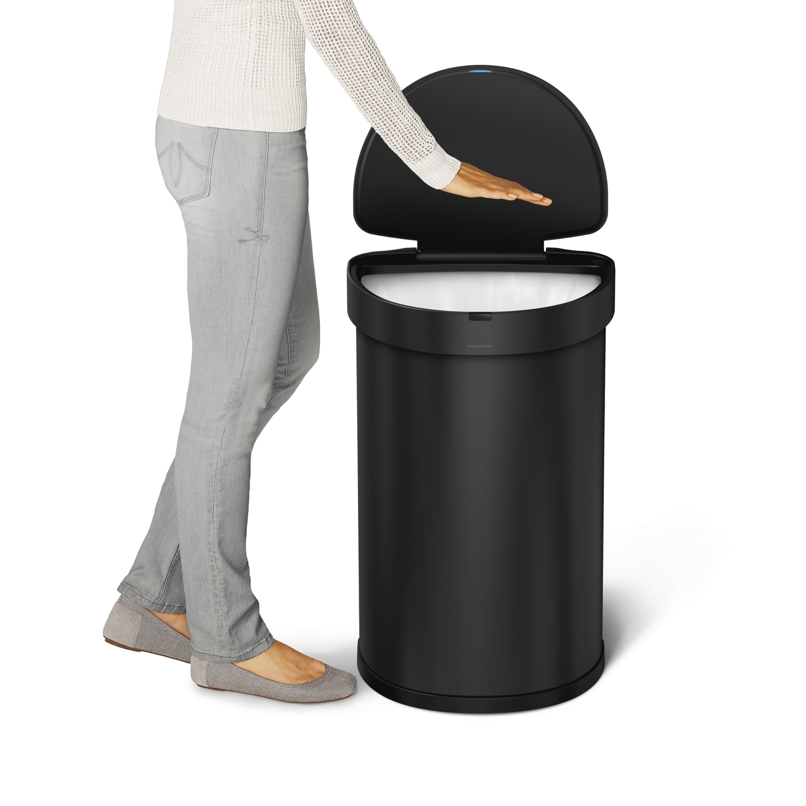 Amazon｜シンプルヒューマン ゴミ箱 自動 45L(45リットル) セミ
