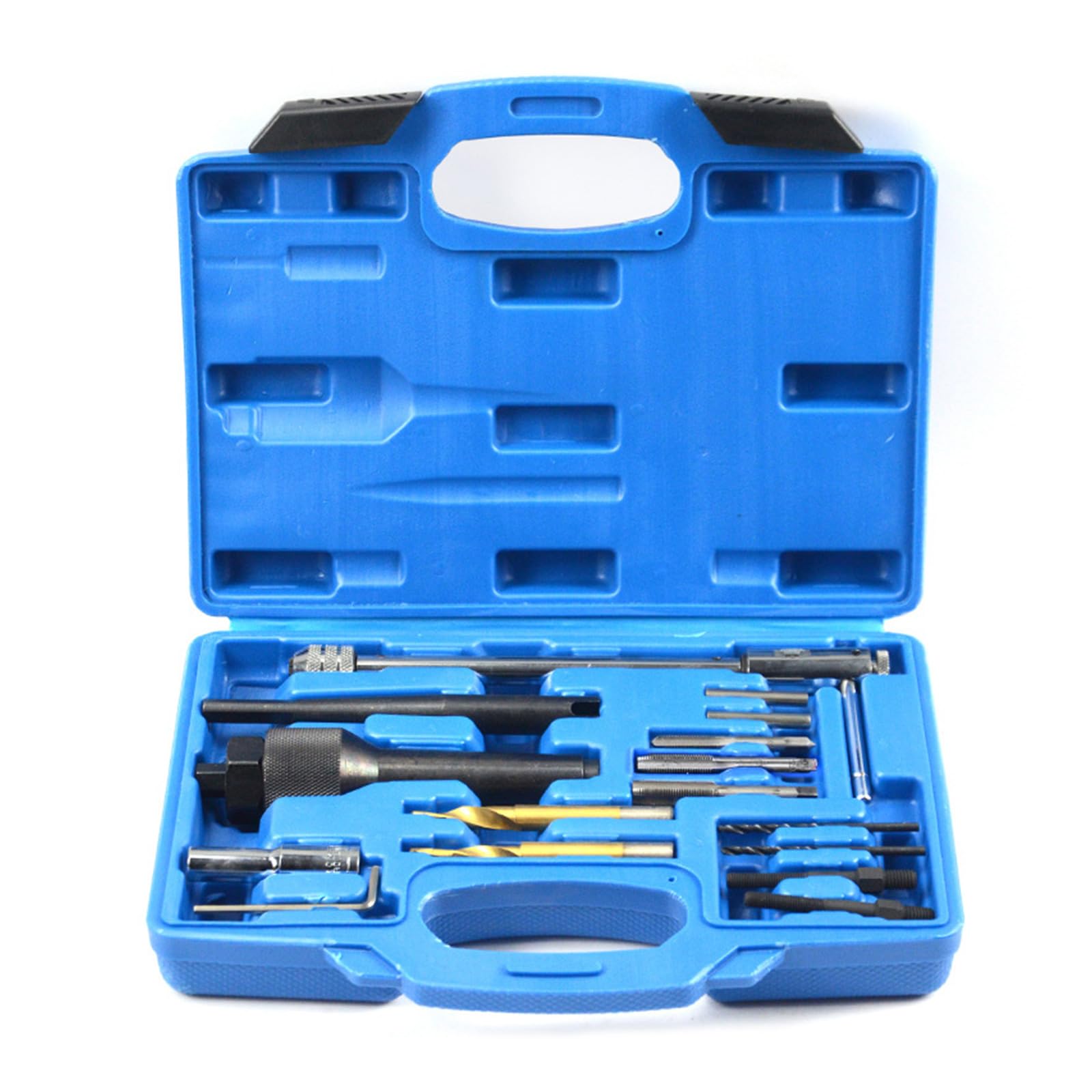 Pffiocix Oh! 16 Pieces Glow Plug Service Kit Carbon Steel Glow Plug Extraction Tool For Professional Mechanics And Vehicle Maintenance Projects