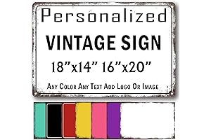 Personalized Metal Street Signs 16”x20” For Outdoor Yard Decor And More