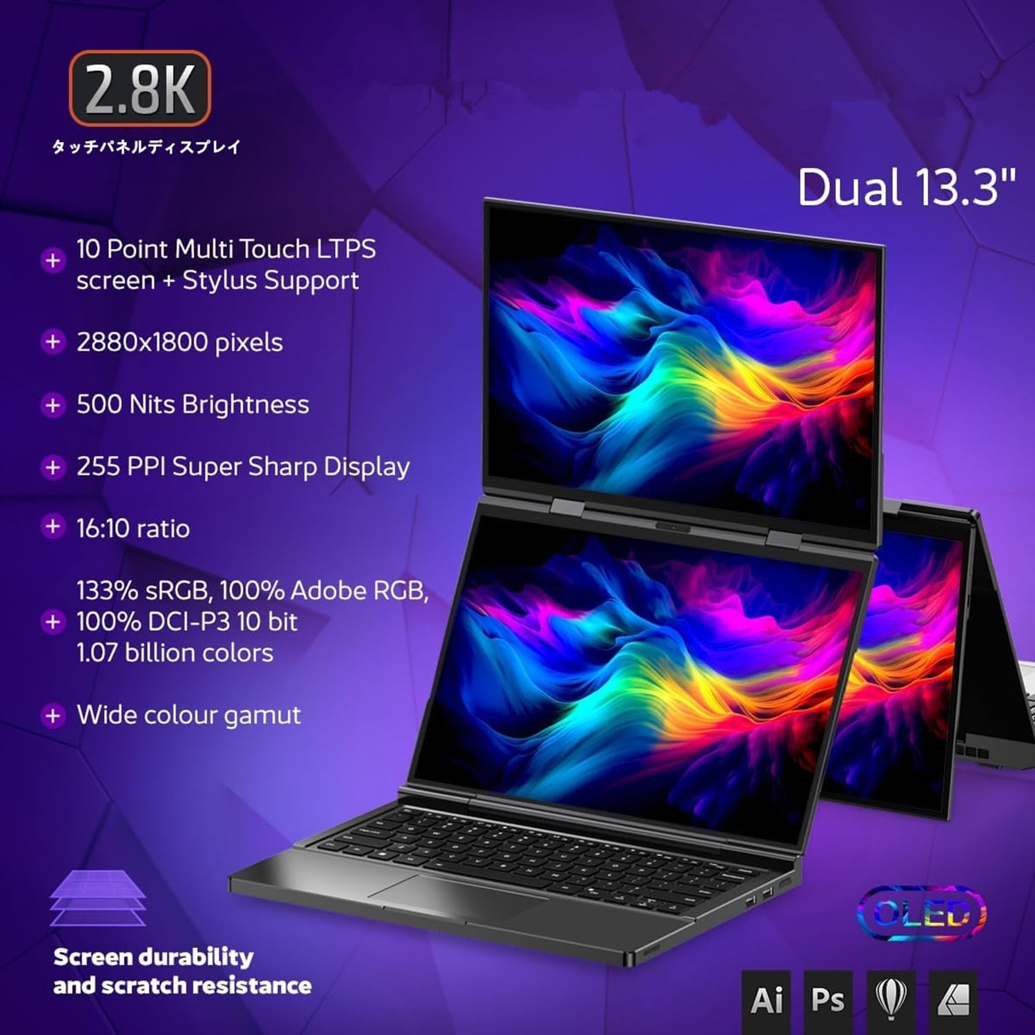 Windowsノート本体 yamato 14インチで約970gの軽量ノート「eX.computer N1430J-500/T」が