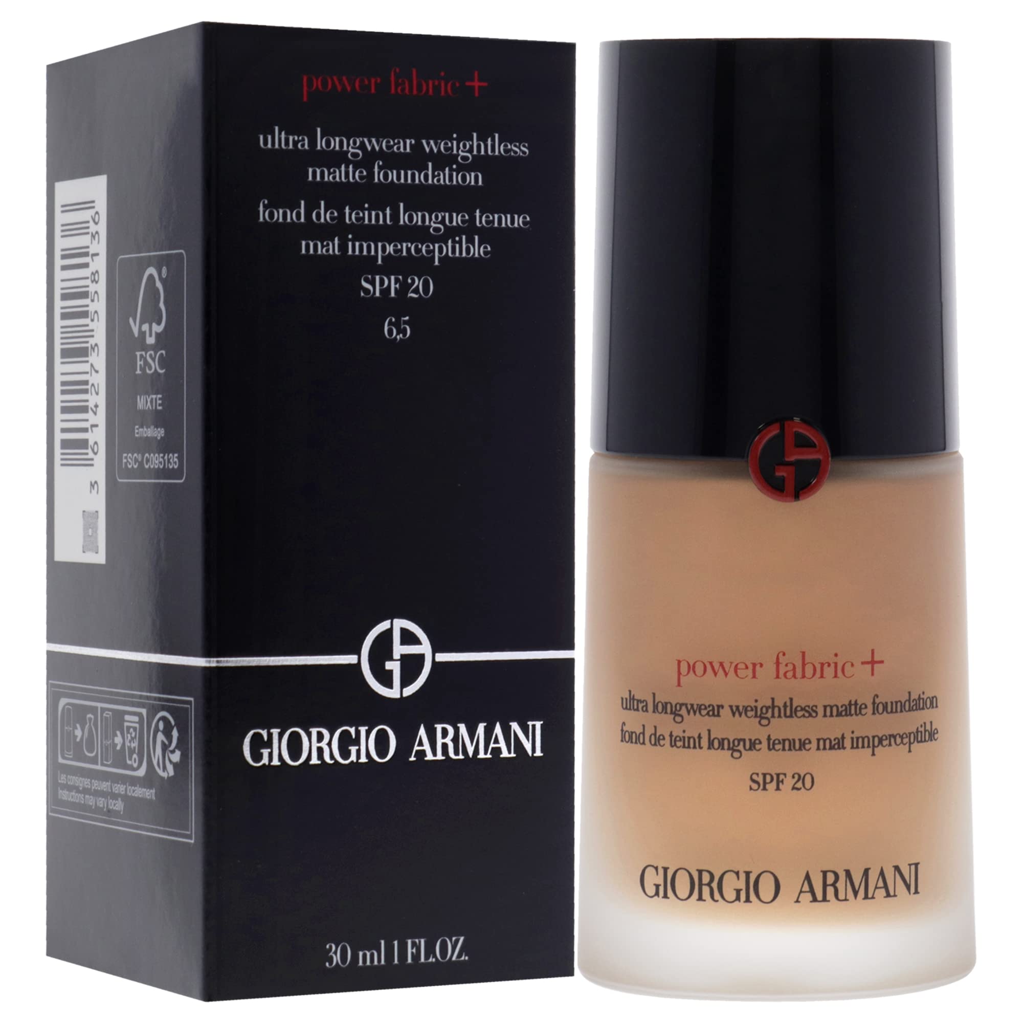 Giorgio Armani, Power Fabric+ Foundation Nr.6.5, 30 ml.
