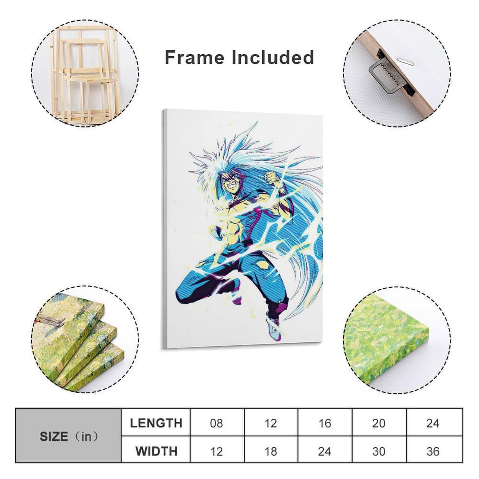 Amazon.co.jp: GENERIC 浦飯幽助 幽☆遊☆白書 ポスター1 キャンバス
