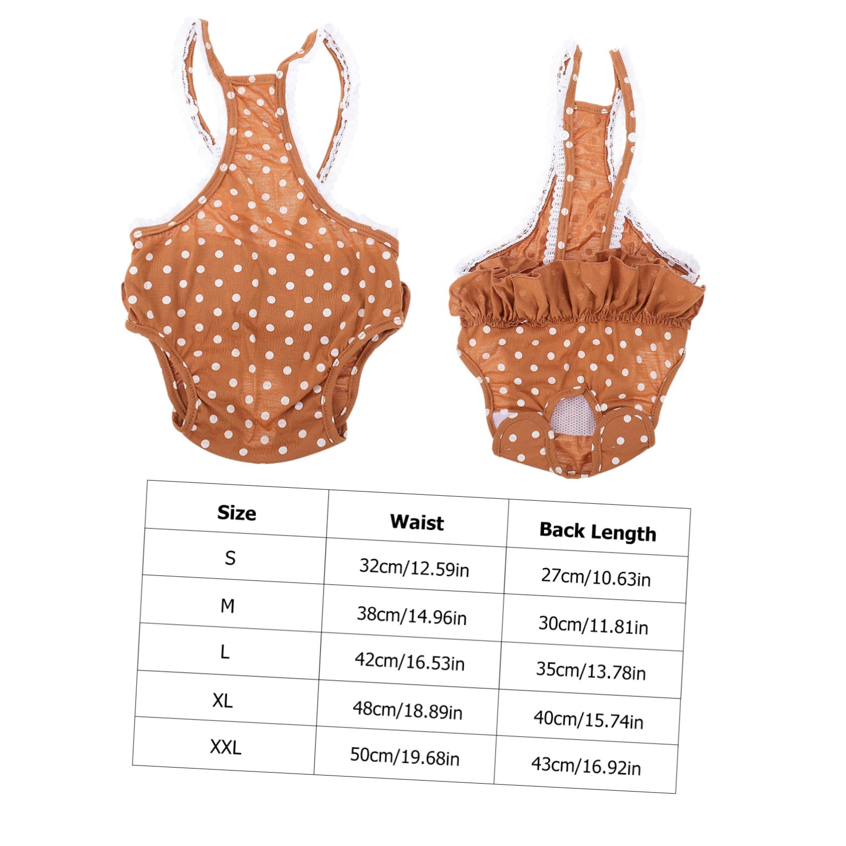 Yardwe Pet Pants Female Dog Diapers Washable Doggy Diaper Panties Puppy Sanitary Pant Dog