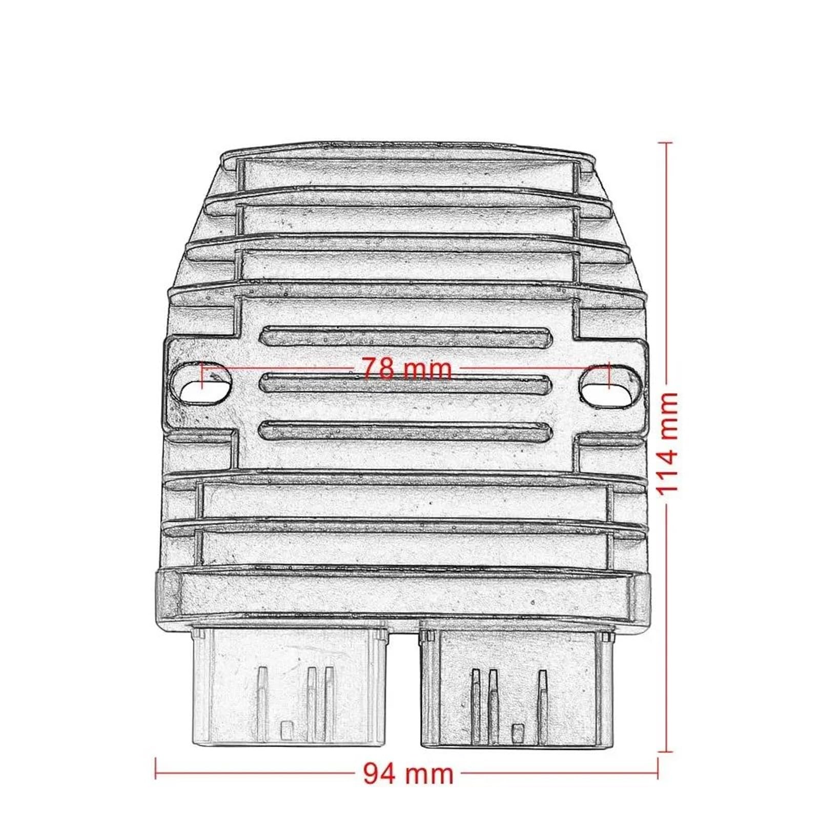 Regulador Rectificador De Voltaje Motocicleta Para Bombardier Para Outlander 400 XT 4x4 400cc 2003-2005 Max 650 650cc Rectificador de voltaje de motocicleta