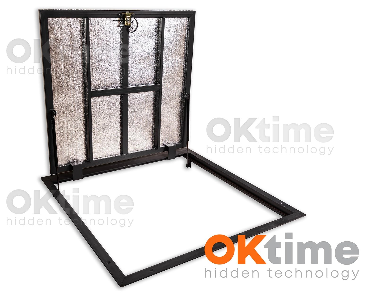 Właz Podłogowy do Piwnicy z Wodoodporną Płytą OSB - 1050 x 1050 mm - Gotowy do Chodzenia - Gotowy pod Laminat - Gotowy dla Ciebie
