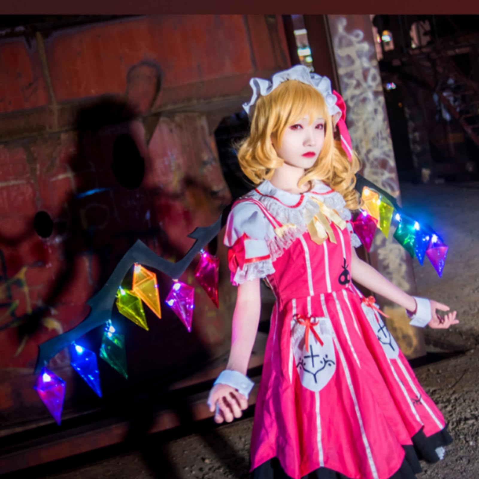 Amazon.co.jp: [Hushan] フランドール・スカーレット コスプレ 吸血鬼