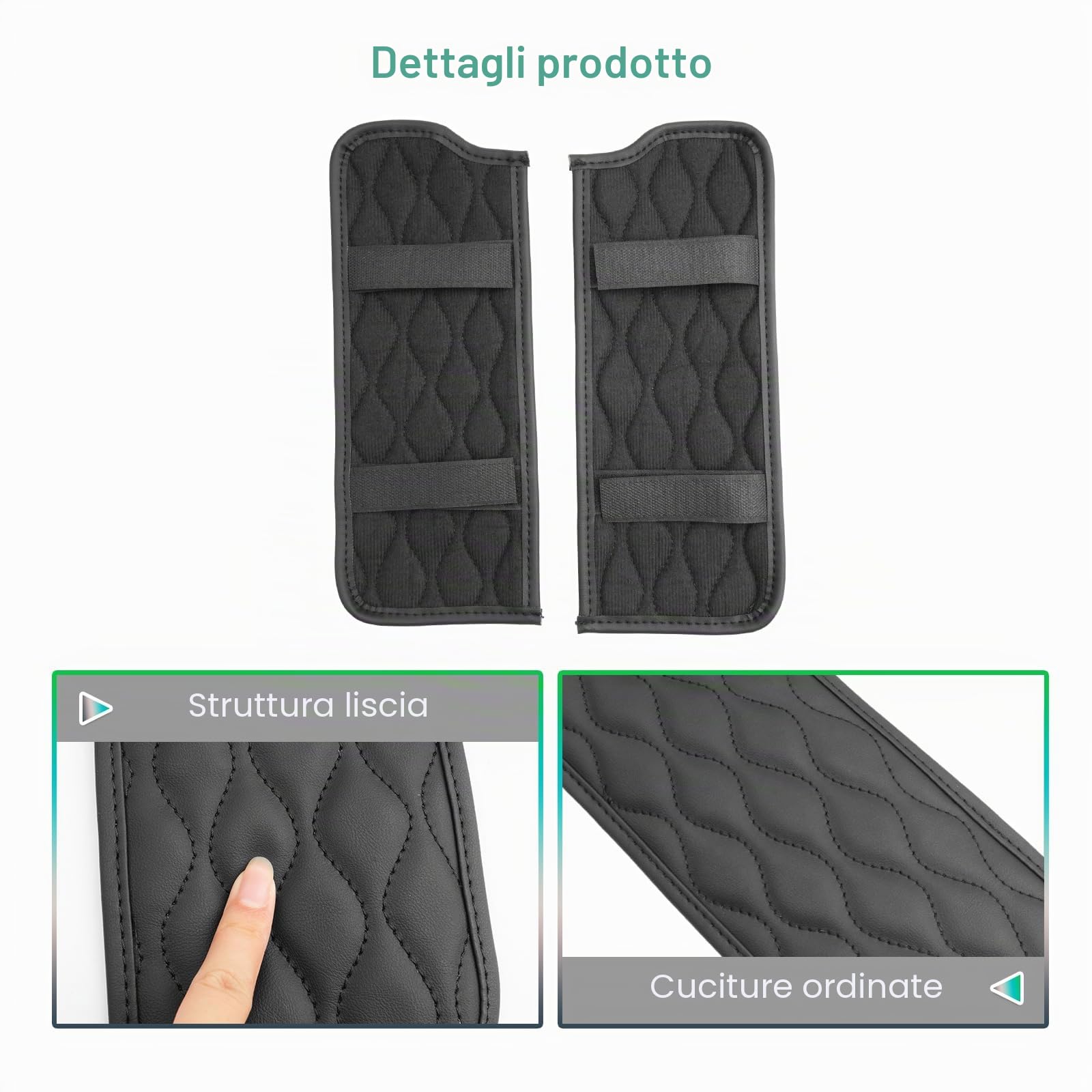 GAFAT Compatibile con Renault Austral E-Tech Hybrid 2023 2024 2025 Copri Braccioli, Austral Copertura per Bracciolo Centrale, Cuscino per Console Centrale, Protezione Bracciolo, Pelle PU Microfibra