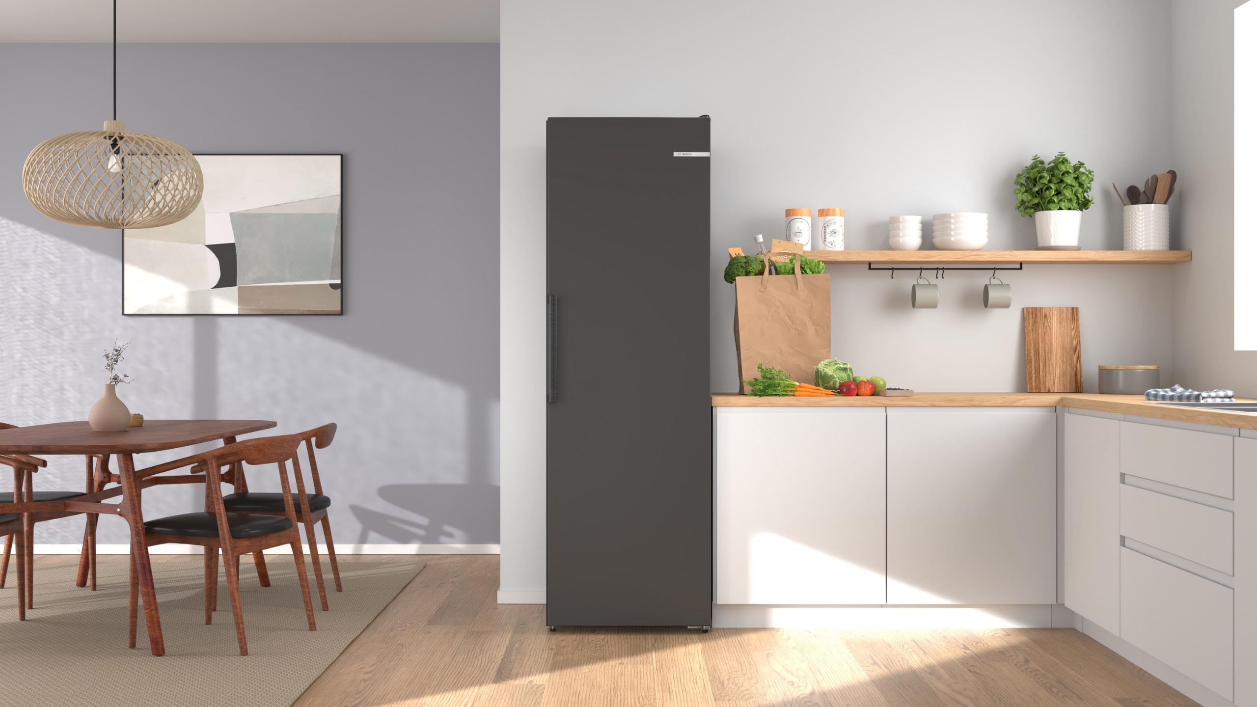 Bosch Seria 4 zamrażarka wolnostojąca 186 x 60 cm 334 l GSN36VCCG