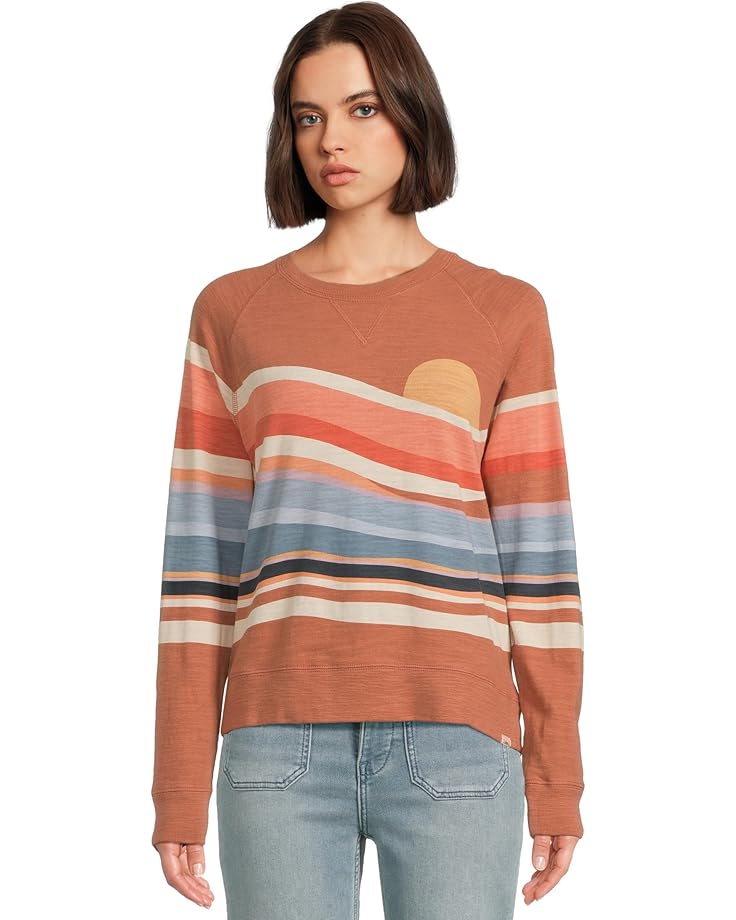 Faherty Sunwashed Slub Crewneck - Main View