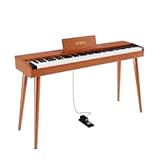 digital Piano 88 Key Semi Weighted Keyboard&comma;Full-size Electric Piano for Beginners&comma;with Sheet Music Stand&comma;Pedal&comma;Power Adapter&comma;Headphone Mode&comma;USB-MIDI &lpar;KU-3506 Digital Piano with Stand&rpar;