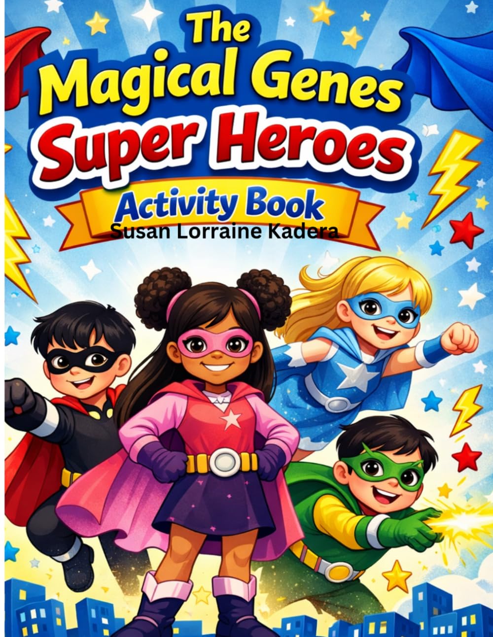 THE MAGICAL GENES SUPERHEROES ACTIVITY BOOK