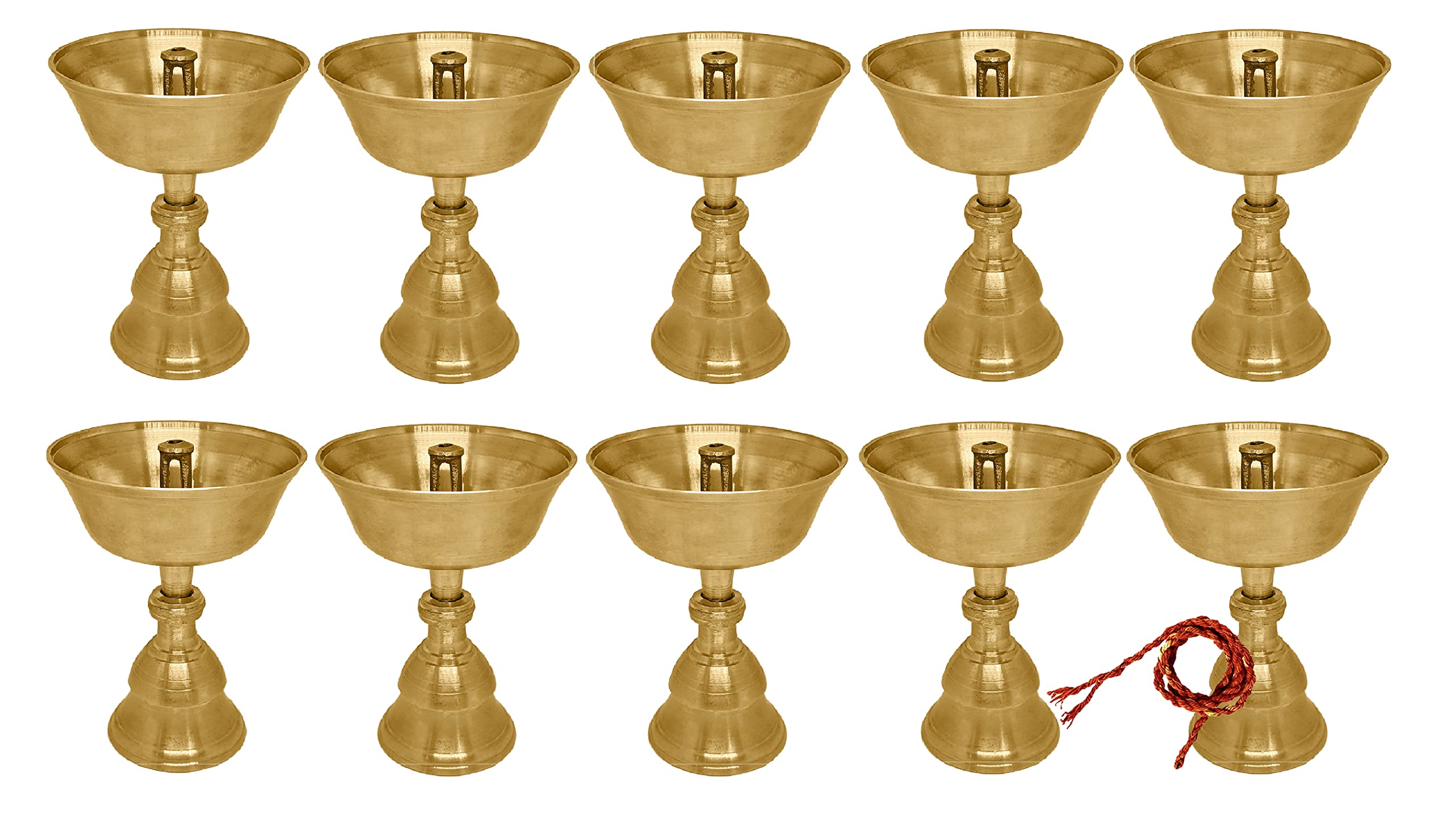 Bougies Décoratives Sans Fumée Bouddhistes Non Parfumées Traditionnelles Lampes à Beurre Méditation Artisanat Tibétain Pour Rituels Diwali Autels 2