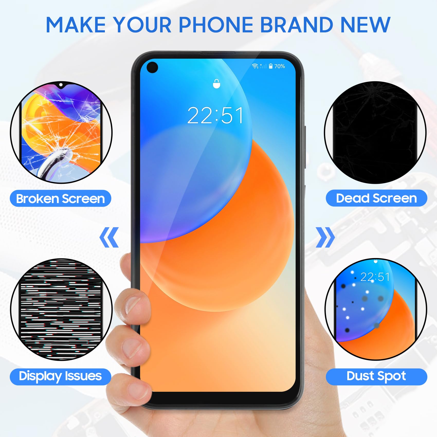 Display Lcd Huawei P40 Lite E Art-l28 L29 / Y7p Pari Originale In - Foto 2