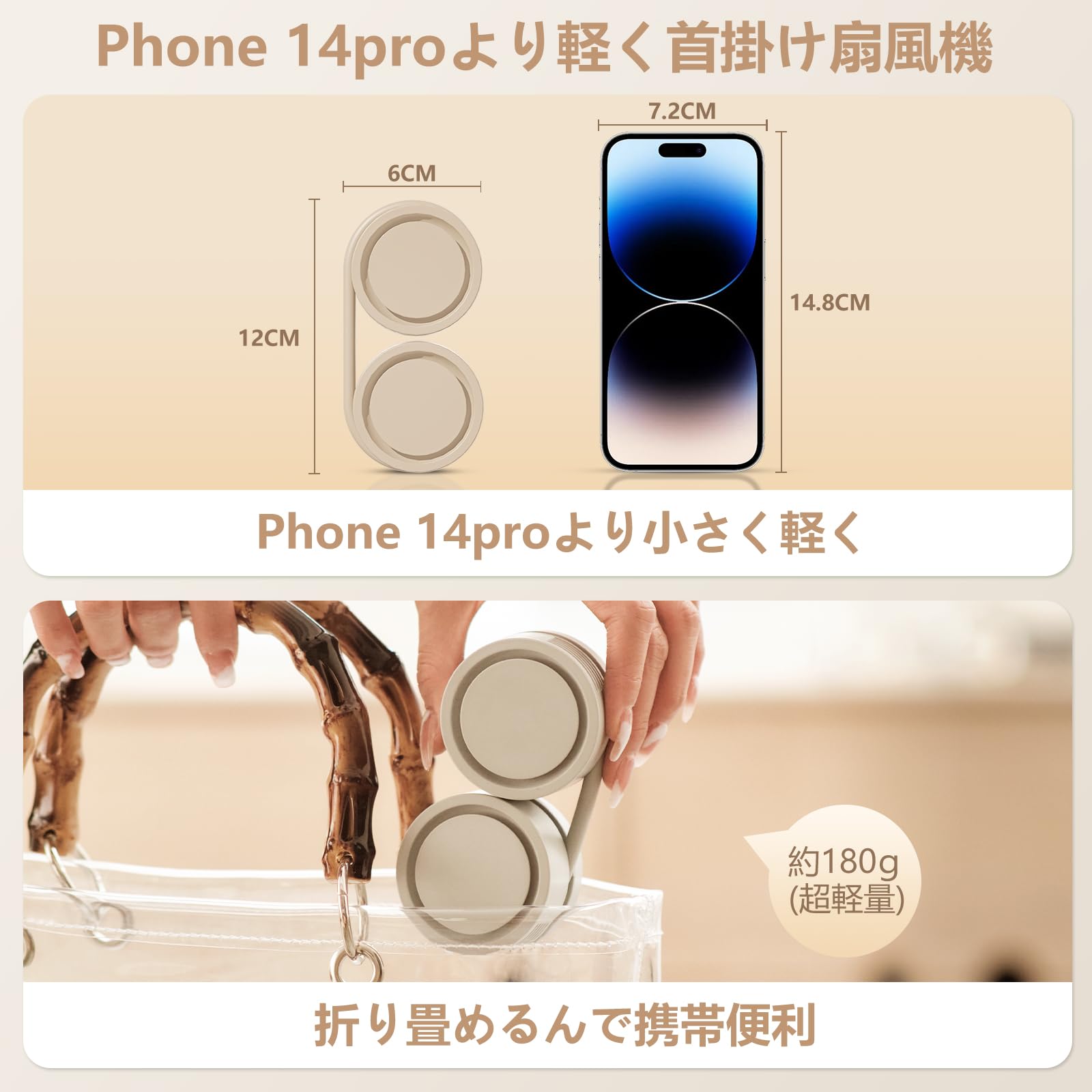 K3053 Neck Fan N20 3段階風量 掛け USB充電式 32個c K3053 Neck Fan N20 3段階風量 掛け USB充電式 32個f K3053 Neck