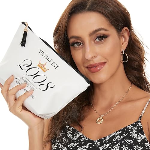 Miniatura 2 de Regalo de cumpleaños número 16 para mujer, regalo de amistad para mujer, adolescente, hermana, divertida bolsa de cosméticos de viaje, hace que el