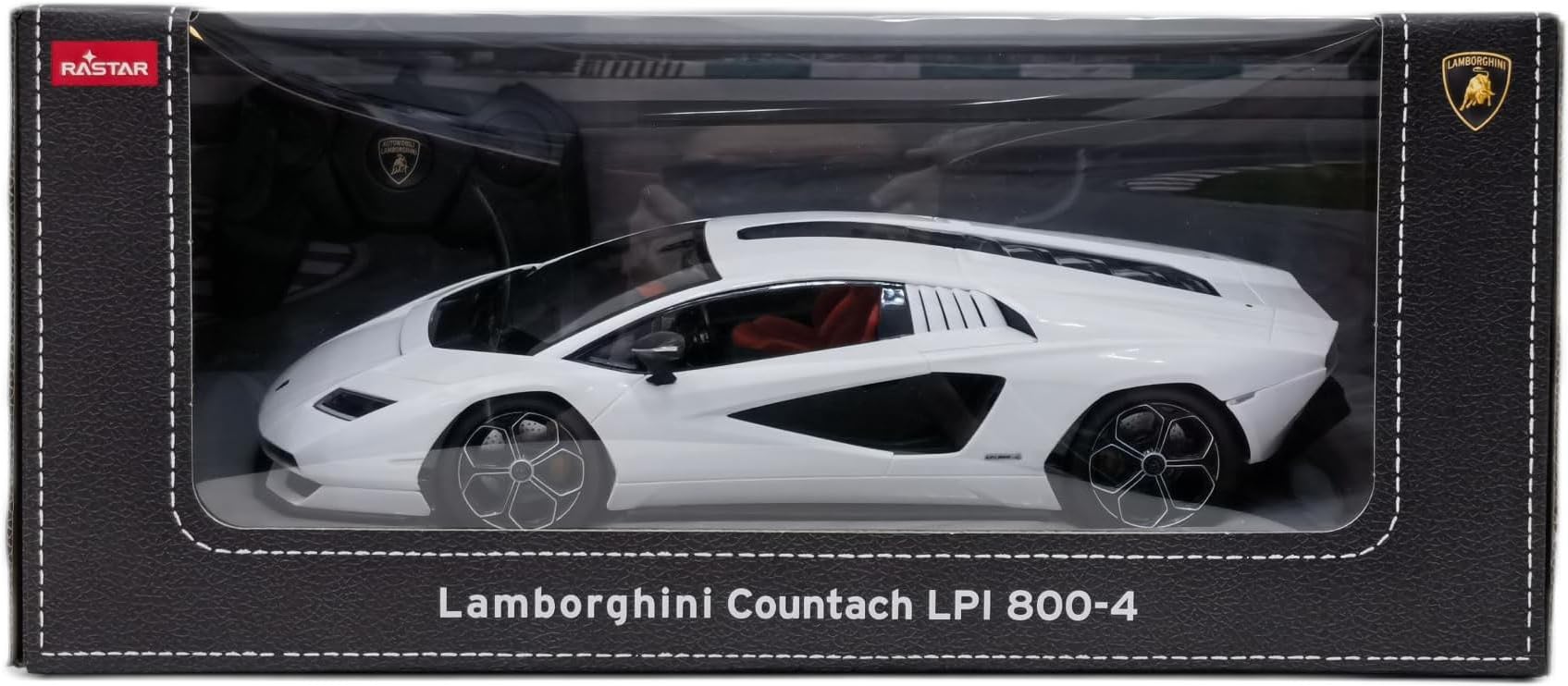 RASTAR 92000 1/16 Lamborghini RC Car - Ideal Gifts for Play & Display - Officially Licensed Toy Car Model with Remote Controller for Kids, Teens & Adults - White