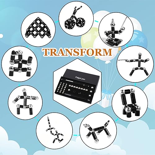 Miniatura 4 de Bolígrafo magnético mejorado para niños y niñas de 8 a 12 años, regalos para adolescentes y niños, bolígrafo de juguete para descompresión,