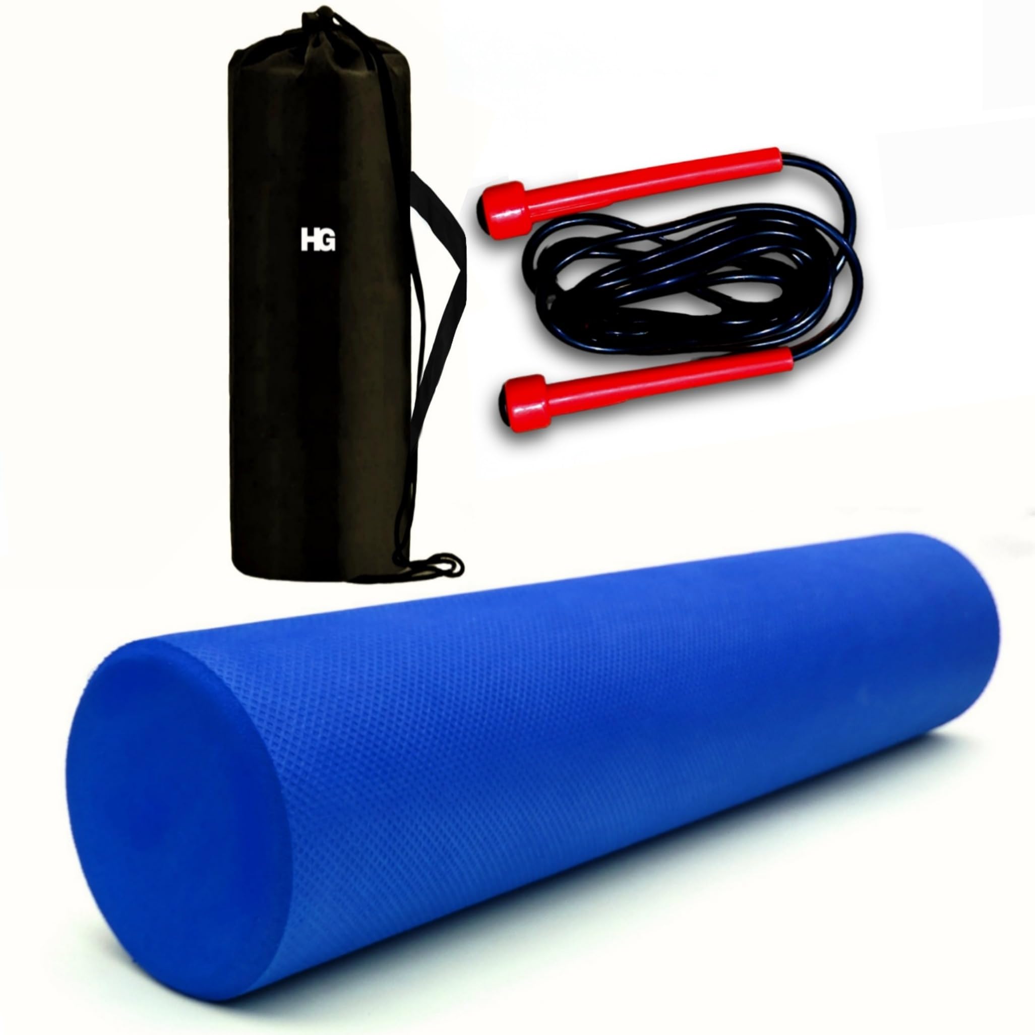 HOMEGALLEY Yoga Foam Roller for Exercise with Skipping Rope Deep Tissue Massage Roller, Muscle Recovery, Workout Foam Roller for Massage and Pain Relief, Myofascial Release Body Roller - 30 to 60 Cm (B0CBBK1VD4) Amazon Price History, Amazon Price Tracker
