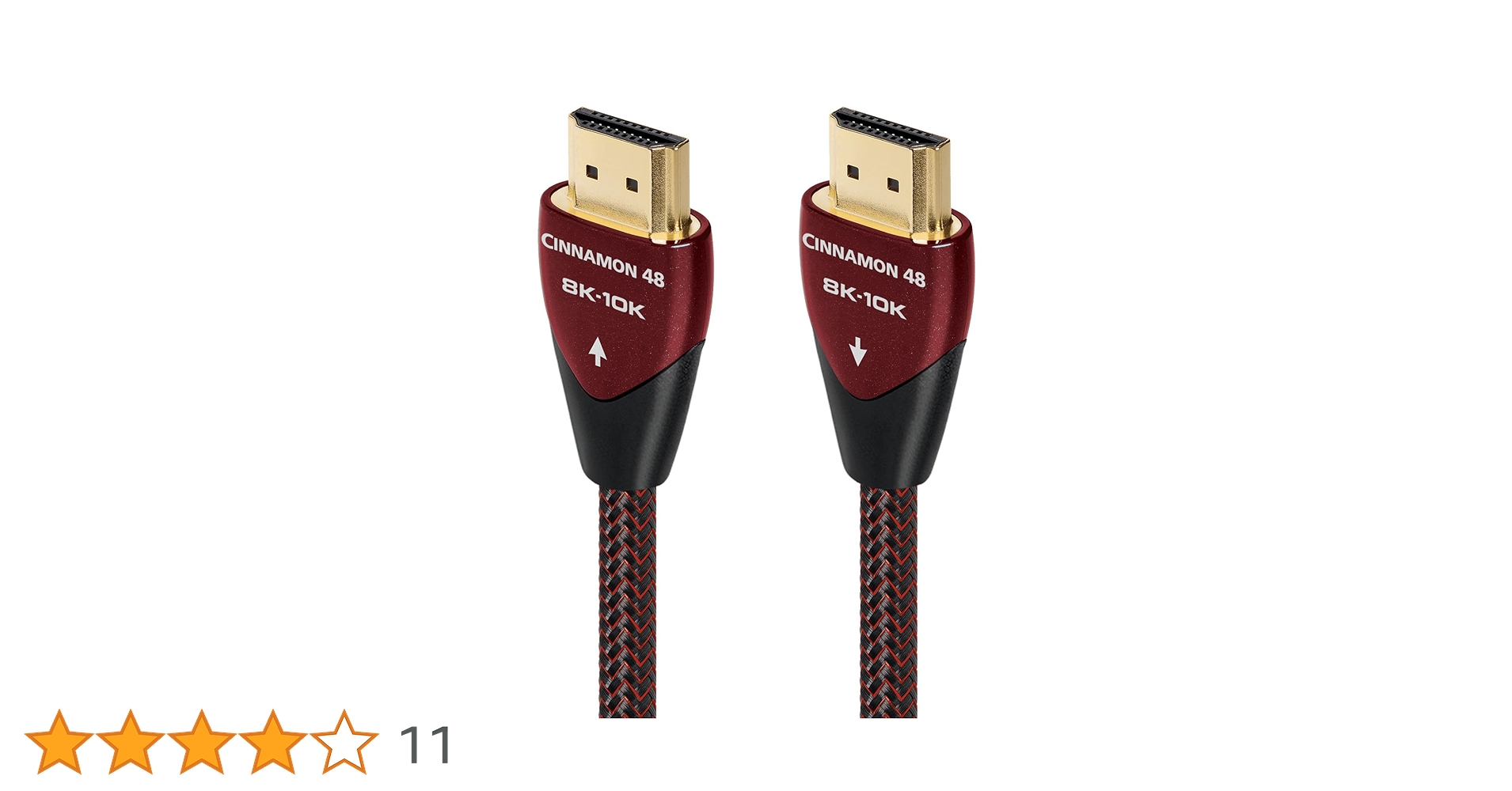 Amazon | AudioQuest Cinnamon 48 2.1 HDMIケーブル - 8K/10K