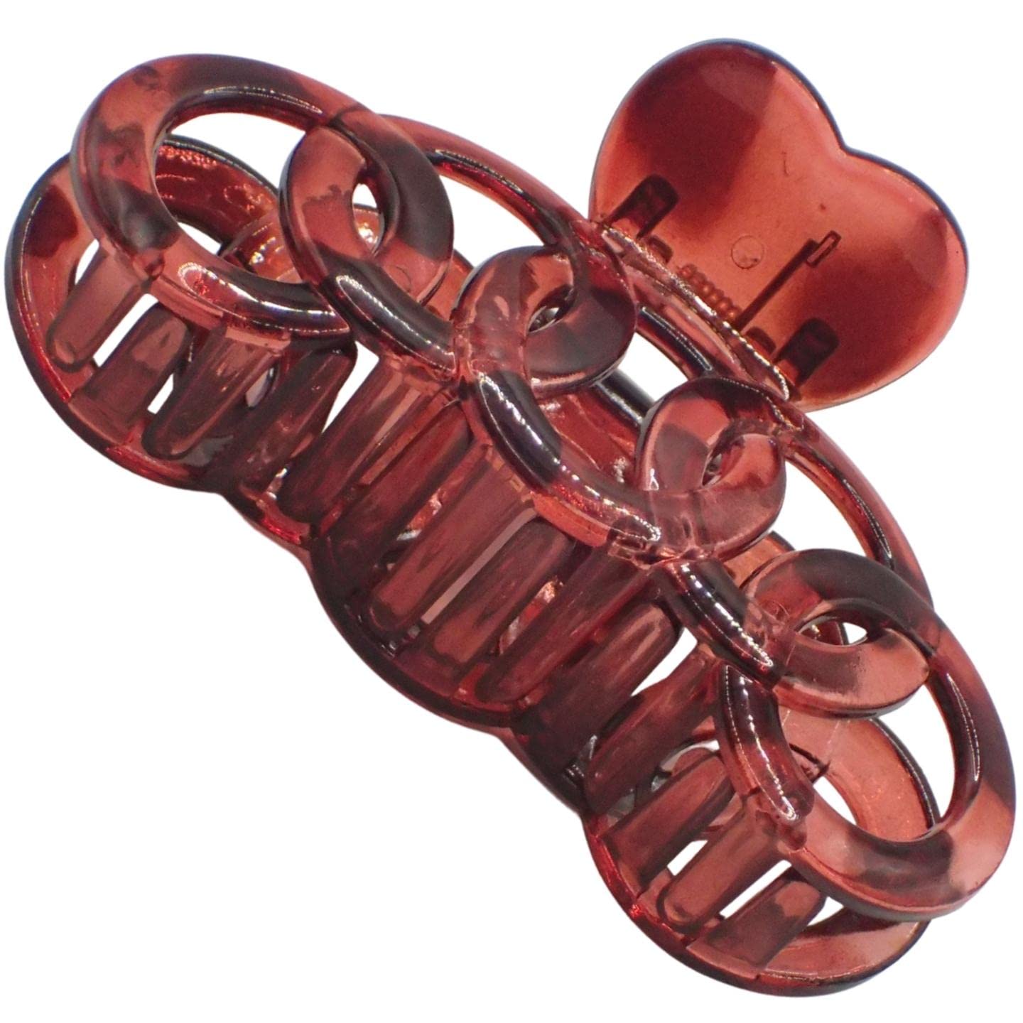 Topkids Accessories 9cm Black or Brown Tort Hair Claw Clip, Detailed Hair Claw for Women & Girls, Thick Hair Claw - Image 2