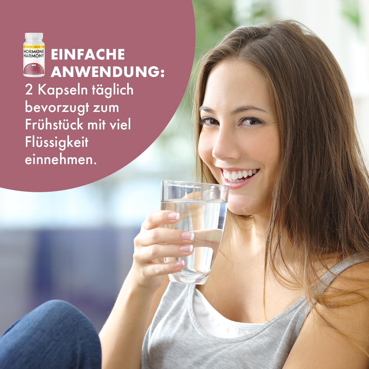 Home Harmonie Kapseln | für die moderne Frau | Top Qualität & Reinheit | Inhalt 90 Kapseln