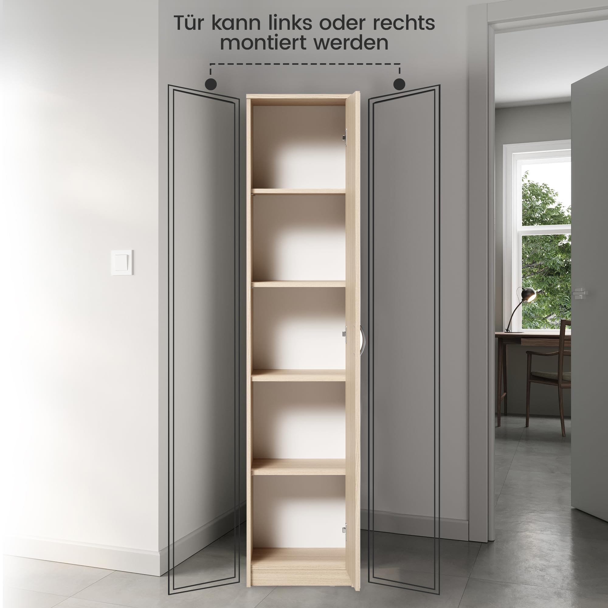 Dpig Boekenkast, Kantoor Plank, Boekensteun Kast,Bibliotheek, 60x35h180