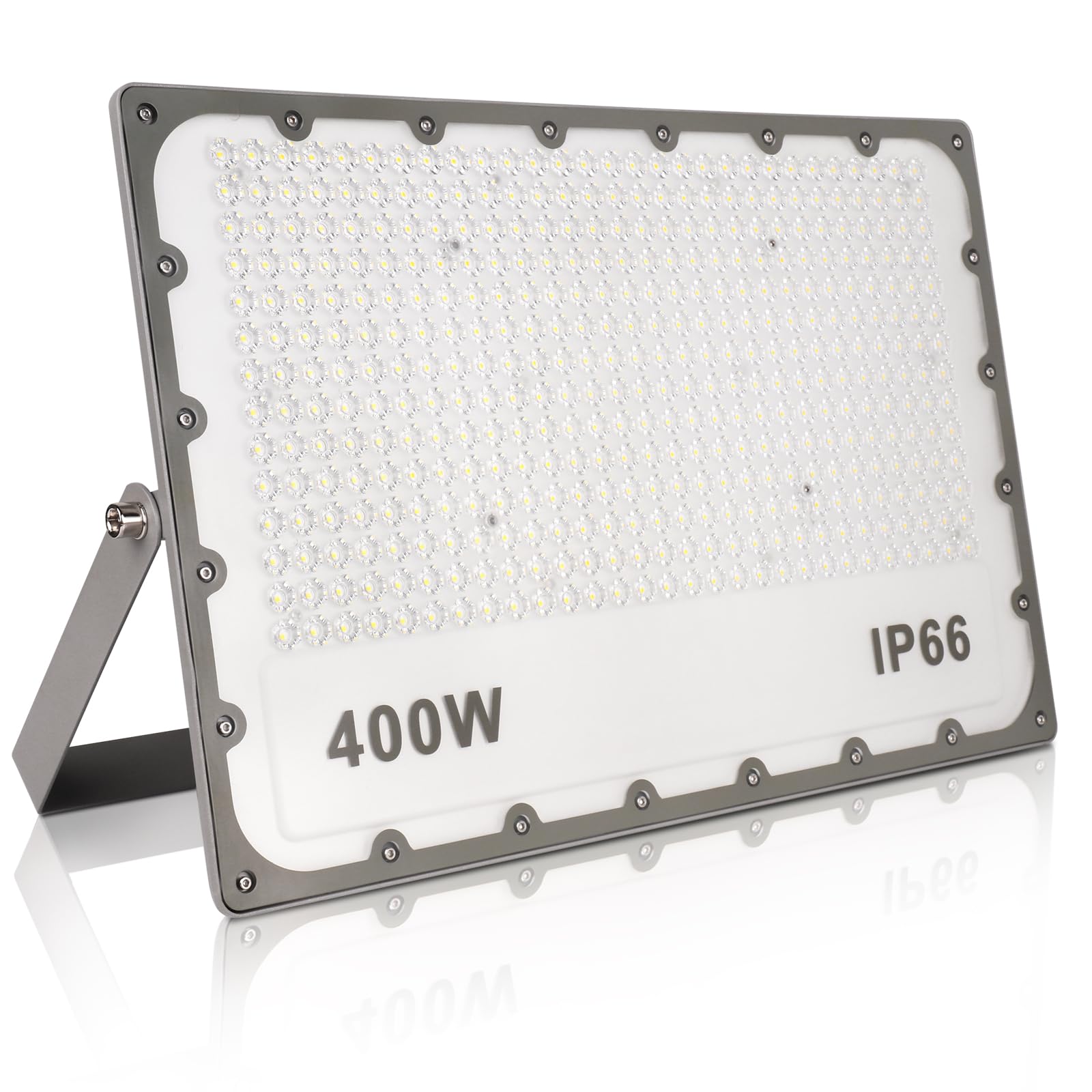 Tonuuoei 400W LED Floodlight Outdoor, Super Bright Security Lights IP66 Waterproof, 6500K Spot Flood for Garden, Yard, Garages, Warehouse, Patio, Billboard