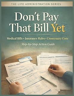 Don't Pay That Bill Yet: Medical Bills, Insurance Rules And Unnecessary Costs Step-By-Step Action Guide: How To Decode, Dispute And Reduce Medical ... Practical Guides For Real-Life Moments)