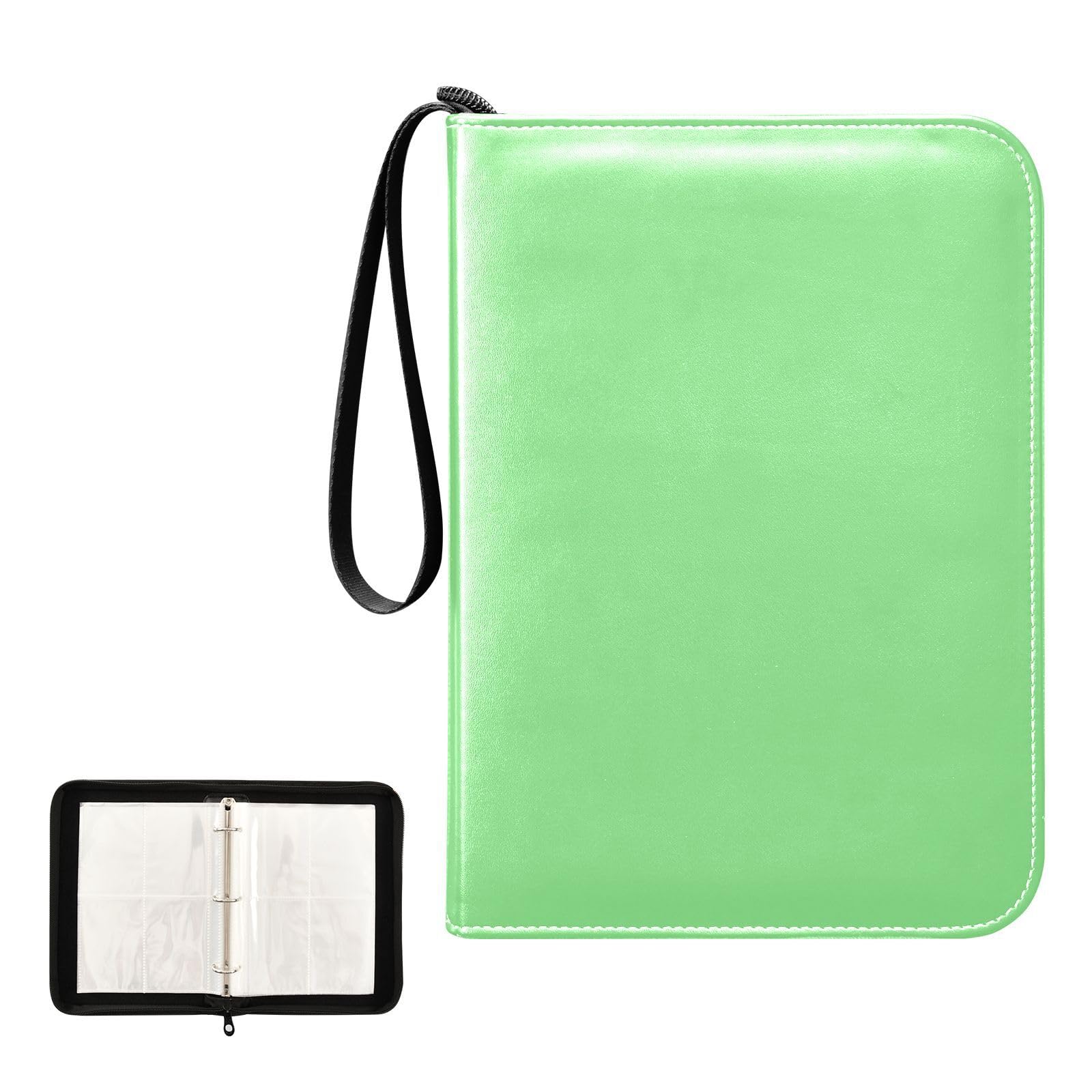 ★DESIGN SKIN★ Embroidered Picnic Card Storage Case Green V Bisous Card Case – misenver