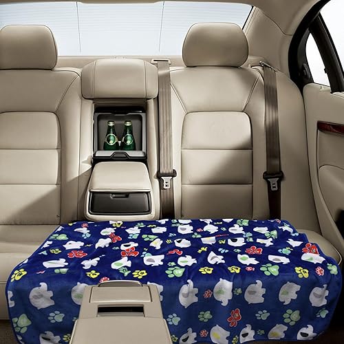 Miniatura 5 de Mantas para perros grandes, mantas de forro polar suave para perros medianos, 60 x 50 pulgadas, manta de franela para mascotas, gatos, cachorros,