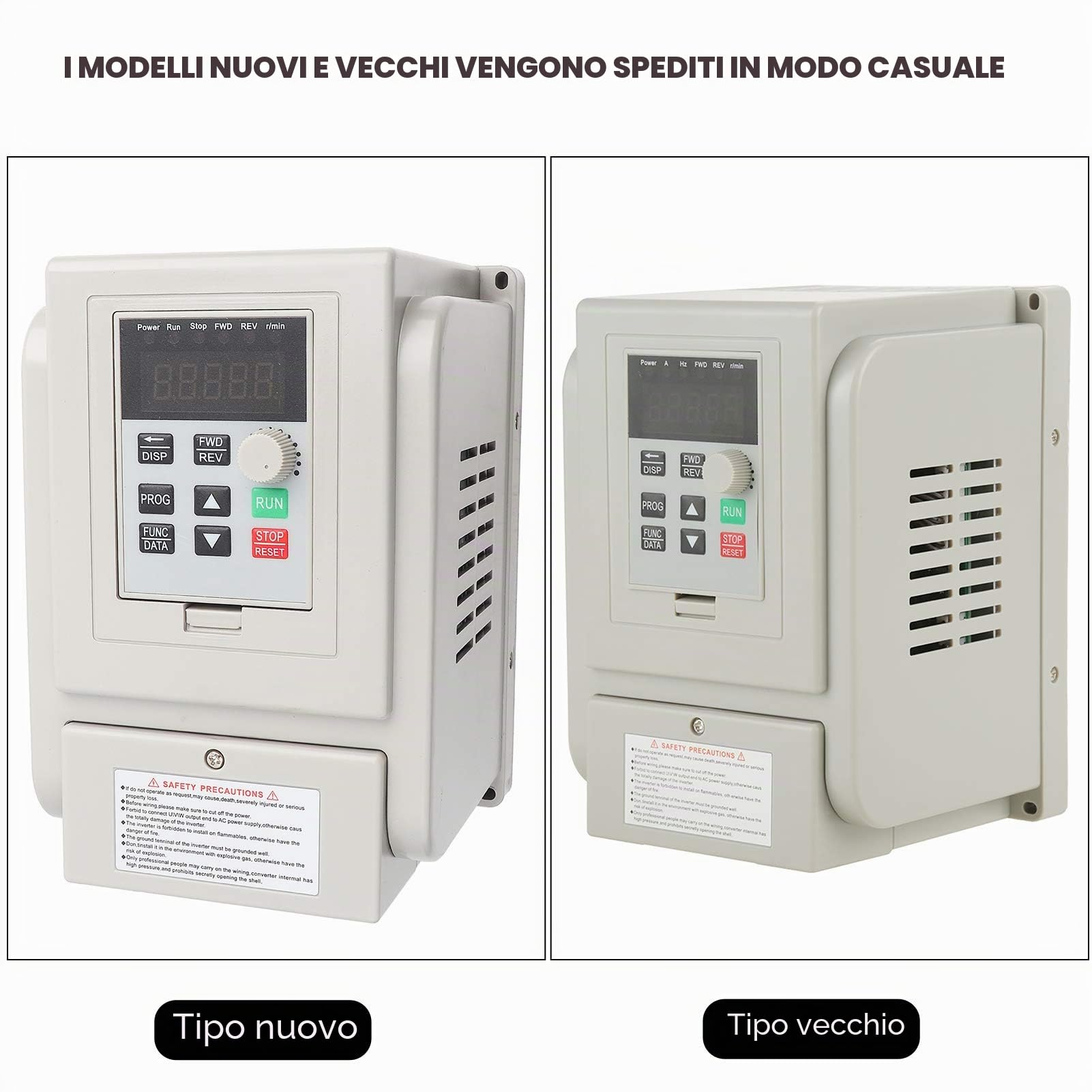 Nikou Inverter per Motori, 1,5 kW Regolatore di Frequenza VFD 220 V Variatore di Frequenza Regolatore Velocita per Motore Trifase, Ingresso Monofase Uscita Trifase, Protezione Multipla