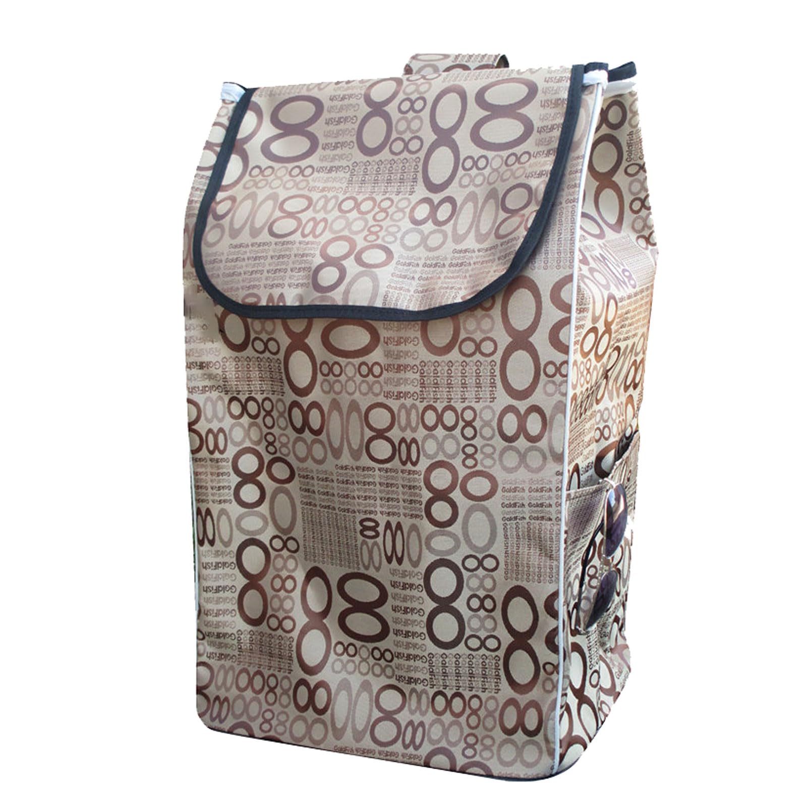 Machtiging Shopping Cart Replacement Bag,Replacement Bag Backup Shopping Cart,Portable Folding Shopping Cart Replacement Bag,shopping Trolley Bag,Waterproof Storage Bag,for Camping Picnic Market