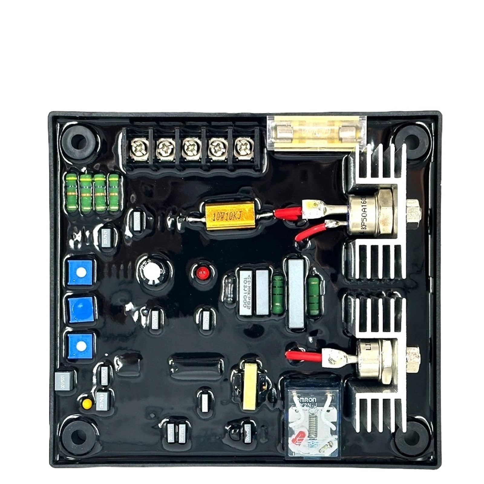Xmdhltvq Pow50a Avr Brushless Generator Automatic Voltage Regulator Stabilizer Circuit Board Module Genset Parts 1Pcs