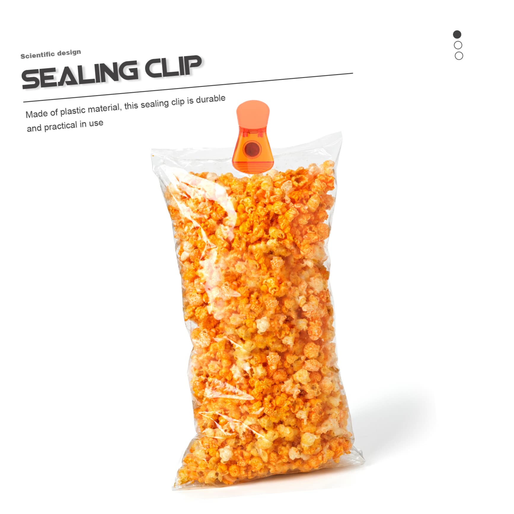 OUNONA 12pcs Food Bag Sealing Clips Plastic Sealer Clamps for Freshness Preservation Kitchen Moisture Easy to Use Food Bag Sealer for Snacks More