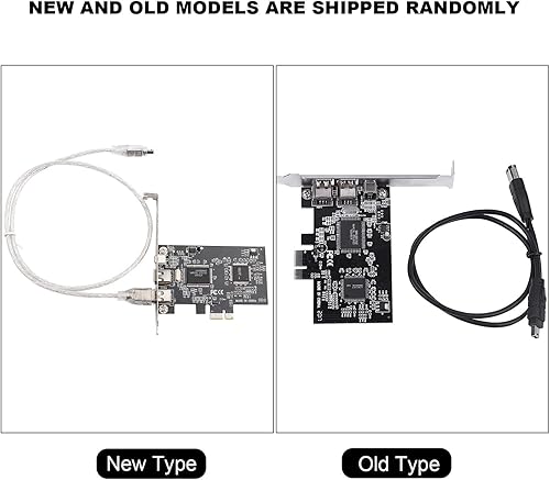 Miniatura 7 de Zopsc Tarjeta PCIE de captura de video FireWire para PC de torre de escritorio, 2.5Gbps 1394a IEEE 1394 controlador PCI Express tarjeta con cable