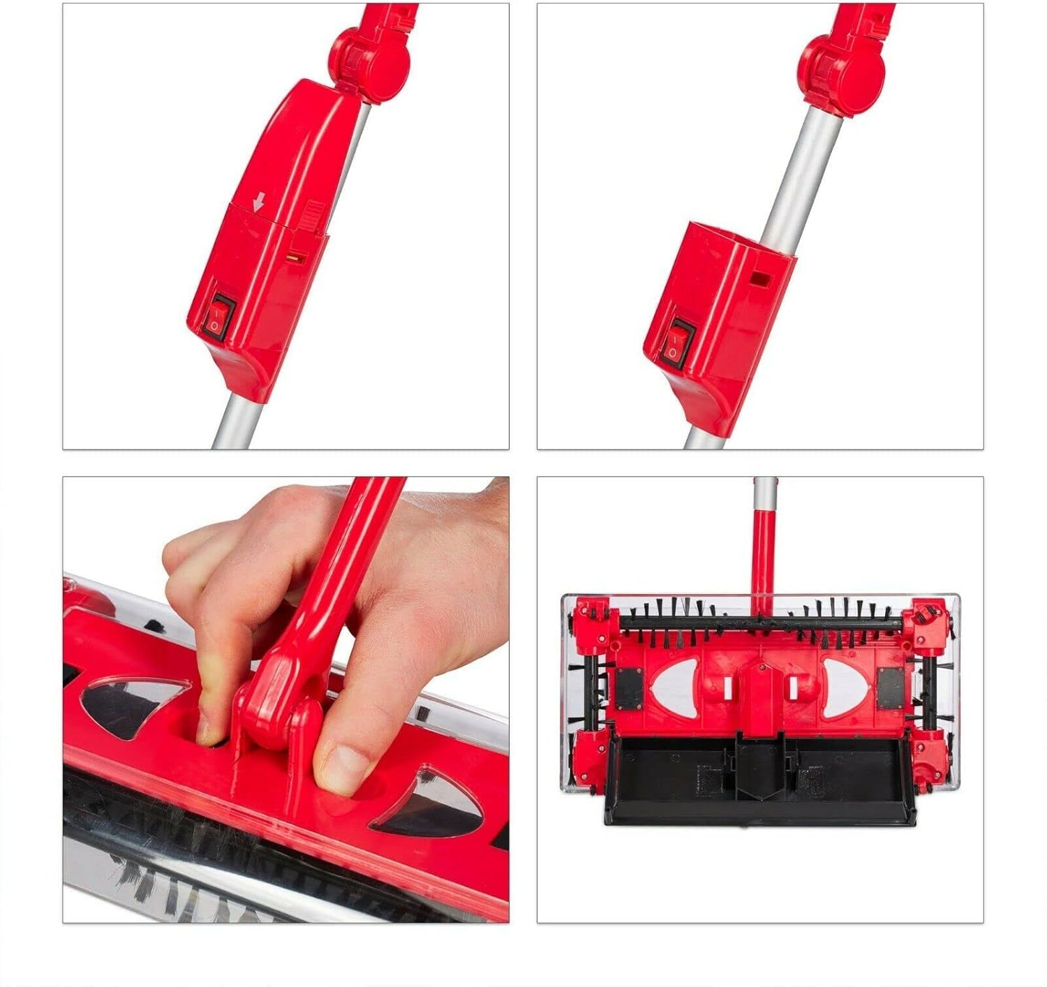 SCOPA RUOTANTE ROTANTE ELETTRICA ASPIRAPOLVERE RICARICABILE SWIVEL SWEEPER G6 NUOVA GENERAZIONE