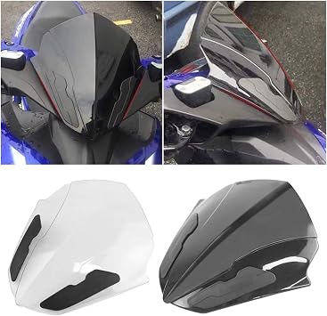 Windscreen Fairing For NVX155 Aerox155 For NVX For Aerox Modified Motorcycle Windscreen Deflector Cover Dome Visor Accessories Motorcycle Windshield(Transparent)