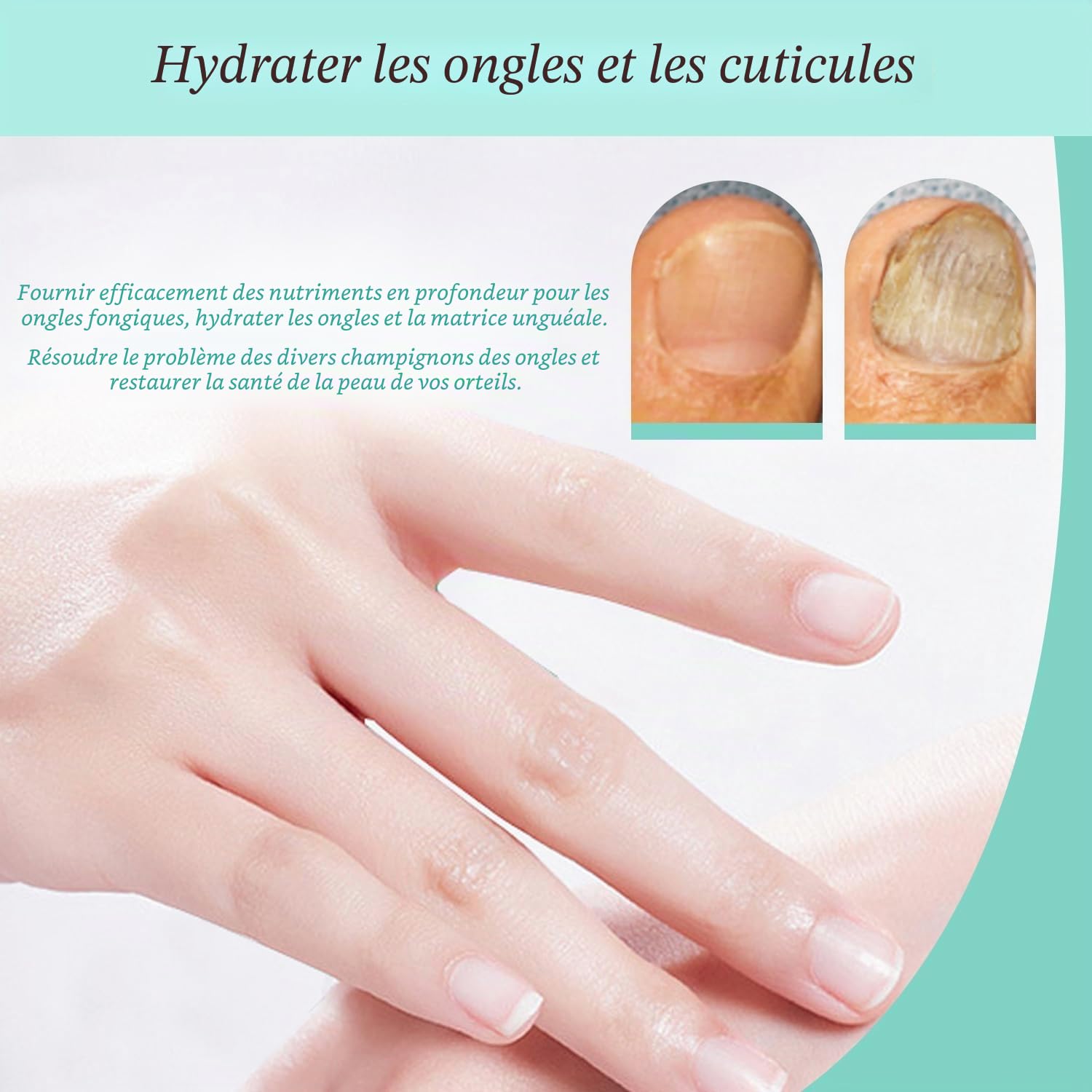 Nail Care Lot de 3 stylos réparateurs d'ongles pour la réparation des ongles, essence de structure des ongles, protection et renforcement des ongles, soin et réparation des ongles et des cuticules