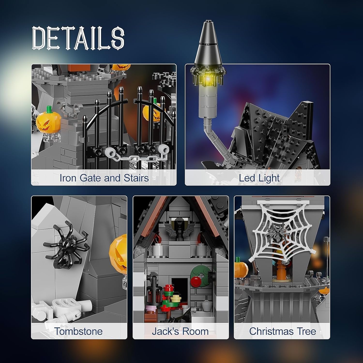 Amazon | ハウスビルデングブロックセット ジャック・スケリントンの家