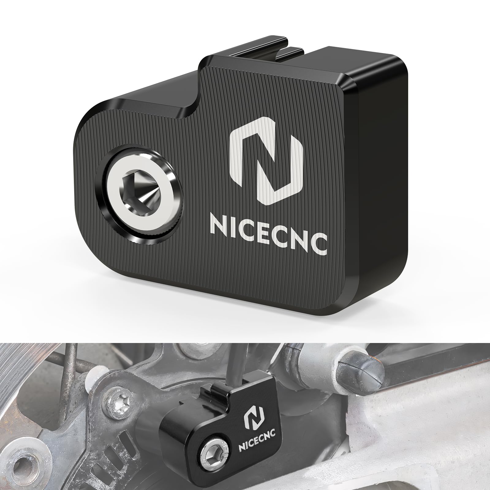 NICECNC Aluminum ABS Cable Guarding Enclosure Compatible with 790 890 Adventure 2019-2024,790 890 Duke 2018-2024,Compatible with Husqvarna 901 Norden 2022-2024,CNC,ABS Cable Protector Cover,Black