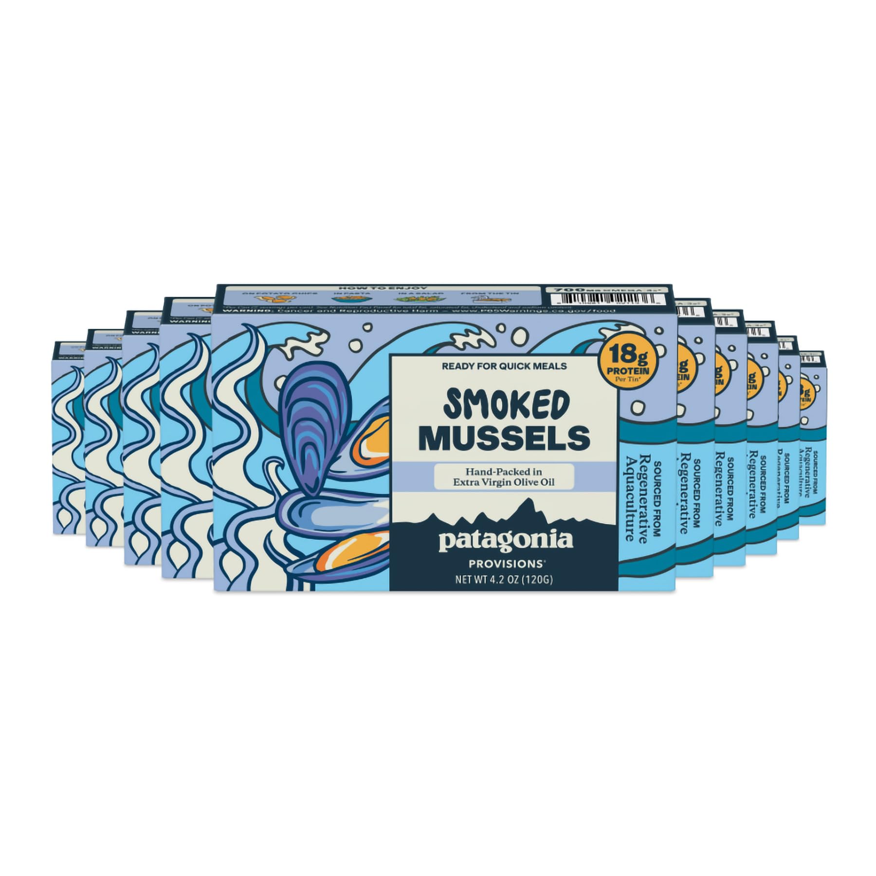 Provisions - Smoked Mussels in Extra Virgin Olive Oil | Responsibly sourced | 18g Protein…